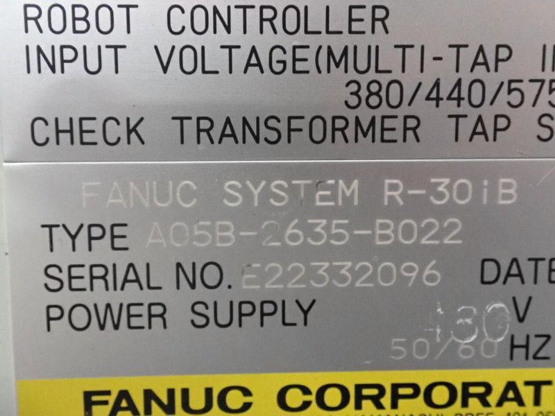 FANUC R-2000IC 165F ROBOT   -  A05B-1333-B201