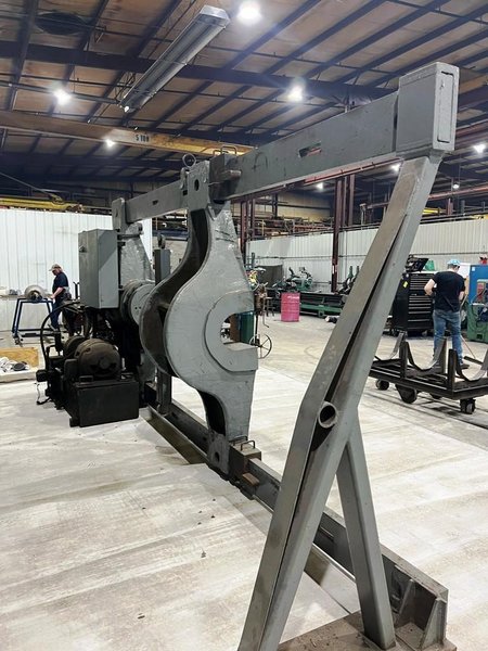 300 TON WATSON STILLMAN HORIZONTAL WHEEL PRESS