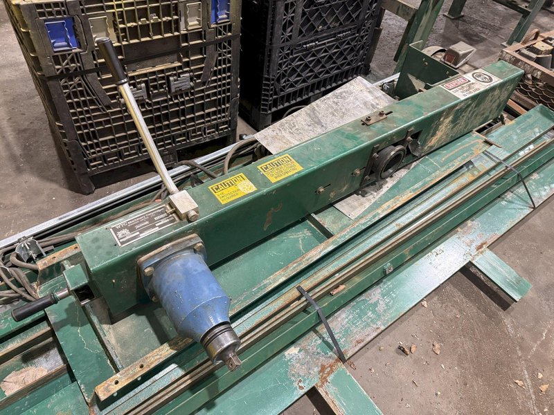 2001 BERCO PT250 TRACK PRESS WITH WTC ELECTRIC IMPACT WRENCH &amp; CONVEYOR: YOBRO #24374