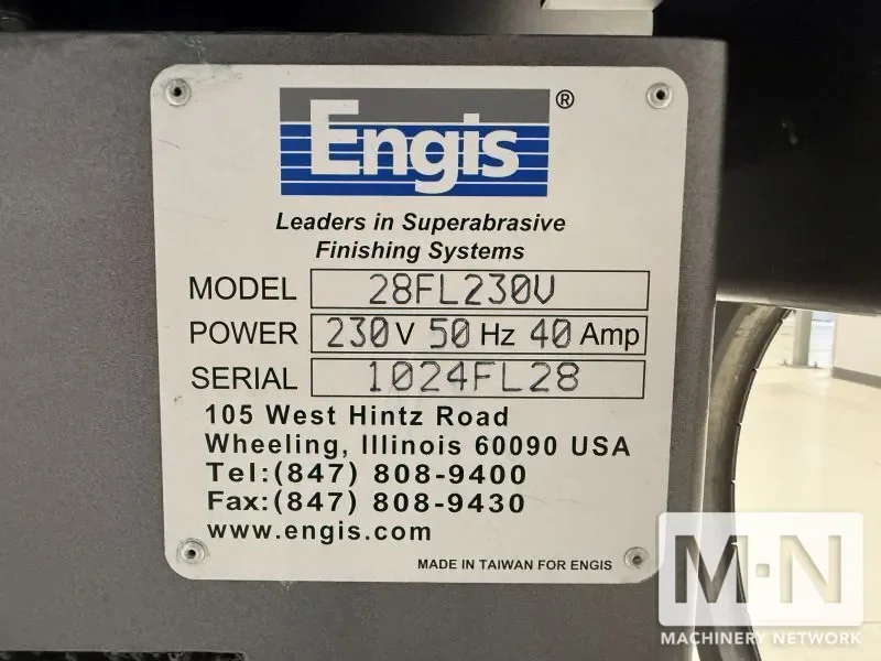 28" Engis 28FL Fast Lap Lapping Machine