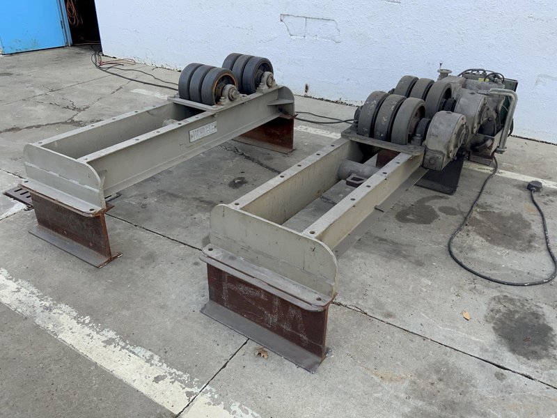 16,000 LBD WEBB MODEL #T-24 TANK TURNING ROLL SET: STOCK #80976