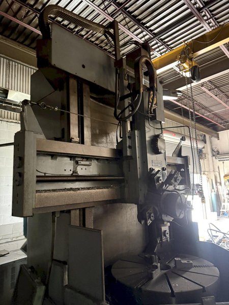 GIDDINGS &amp; LEWIS VERTICAL TURRET LATHE. STOCK # 0546726