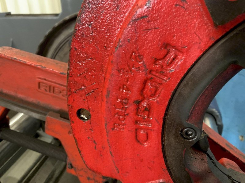 4" RIDGID MODEL #1224 PIPE THREADER: STOCK #80930