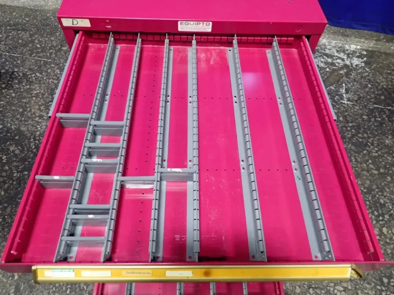 EQUIPTO 6 @ 25" X 25" X 2"/3" TOOL CABINET