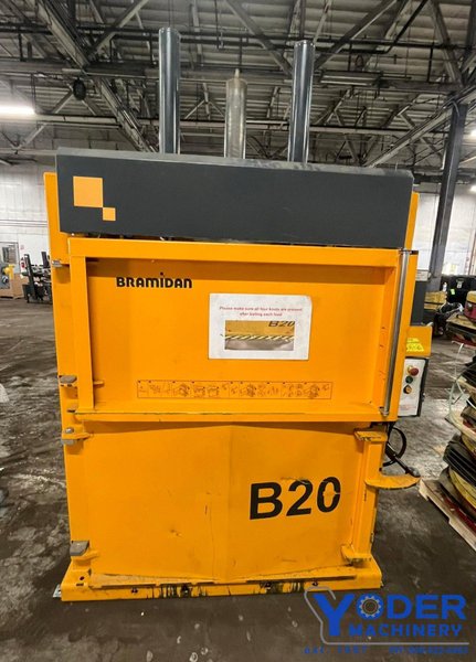 BRAMIDAN MODEL # B20 CARDBOARD BALER: STOCK #78021