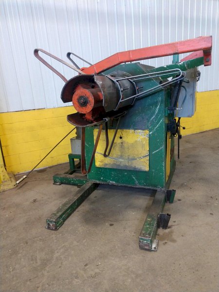 30,000 LB 15 TON X 36" SESCO MODEL #55-422 MOTORIZED UNCOILER COIL REEL: STOCK #14444