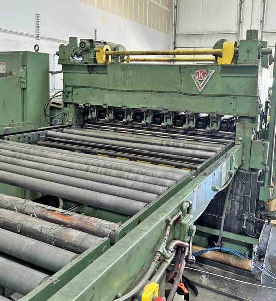 60" x 0.139" x 20,000# Rowe/Voss Cut To Length Line STOCK# 4294