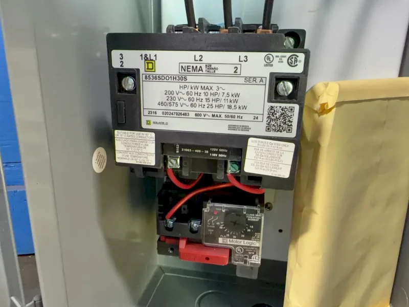 SQUARE D SIZE 2 COMBINATION STARTER  -  8538SDG12V02H30SY74