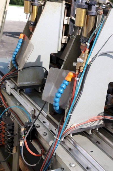 5' X 38' ASESORIA DOUBLE END TUBE CRIMPING MACHINE: STOCK #71046