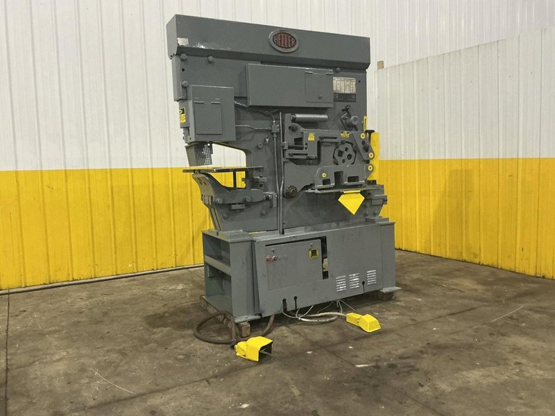 110 TON FICEP HELLER MODEL #UH 1105 HYDRAULIC IRONWORKER: YOBRO #25187