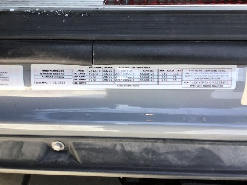 2023 Kenworth T680 1XKYDP9X0PJ233871