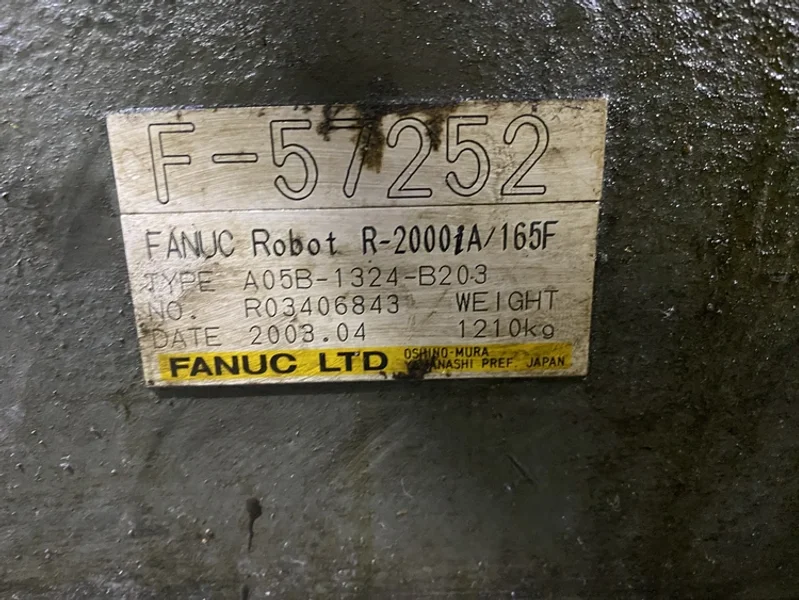 FANUC – R-2000iA/165F w/ R-J3iB Controls USED **Teach Pendant NOT INCLUDED