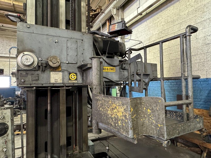 6&quot; GIDDINGS &amp; LEWIS 70-H6-T HORIZONTAL BORING MILL. STOCK # 0345625