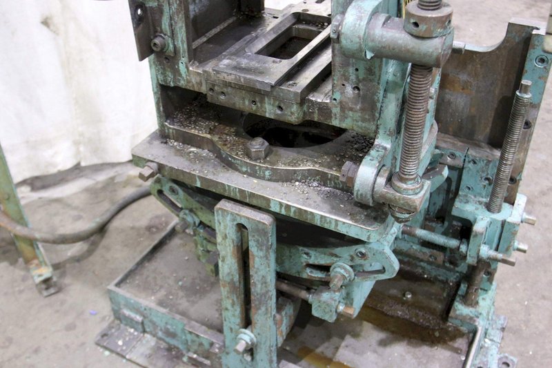25 TON TISHKEN MODEL #COT-8 CUTOMATIC CUTOFF PRESS: STOCK #70958