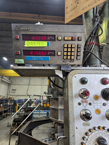 110&quot; DORRIES 3-HEAD VERTICAL TURRET LATHE VTL, 60&quot; PART HEIGHT: YOBRO #23904