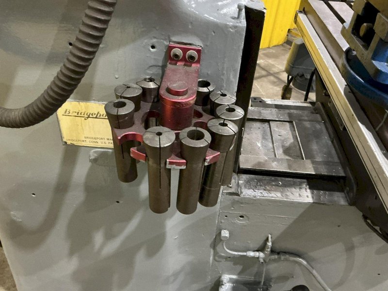 2 HP X 9" X 42" BRIDEPORT SERIES I VERTICAL RAM TYPE KNEE MILL DRO POWER FEEDS VARIABLE DRIVE: YOBRO #24264