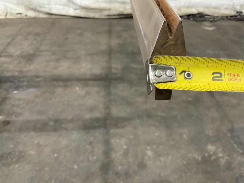 120" X 1/4" OPENING FEMALE PRESS BRAKE DIE: STOCK #80816