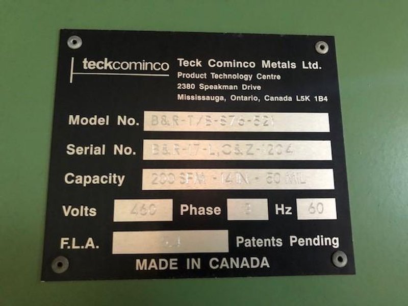 TECK COMINCO ROTARY PESS / PUNCH / BLAKER