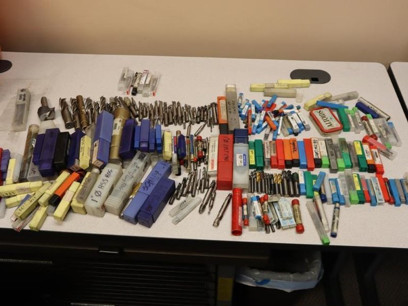 HSS and Carbide End Mills, Assorted- Auction Item