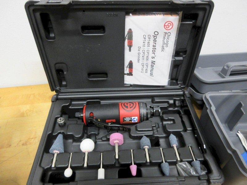 Pneumatic Routers w/ Deburring &amp; Polishing Tools- Auction Item