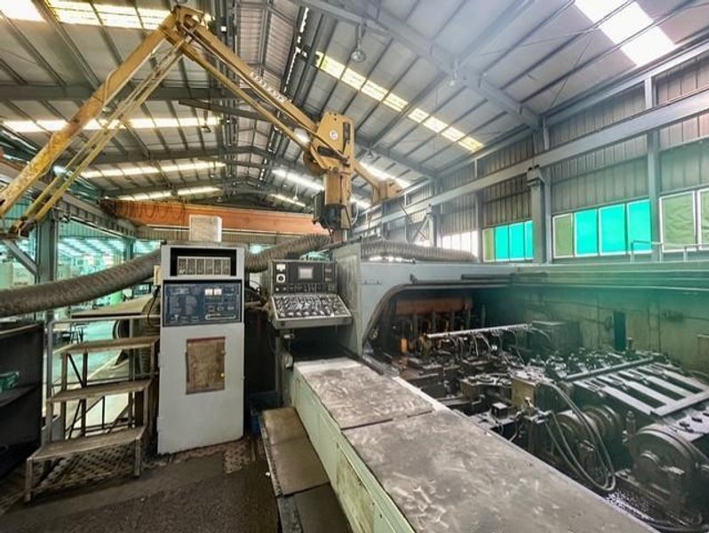 SAKAMURA #BPF-580, HEAVY DUTY LONG/SHORT 6-STATION, 5-DIE PARTS FORMER