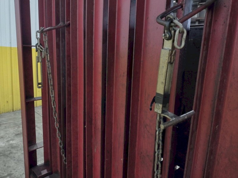 30&quot; x 60&quot; PTR PHILADEPHIA TRAMRAIL MODEL #2300HD VERTICAL HYRAULIC CARDBOARD BALER COMPACTOR: STOCK #23413