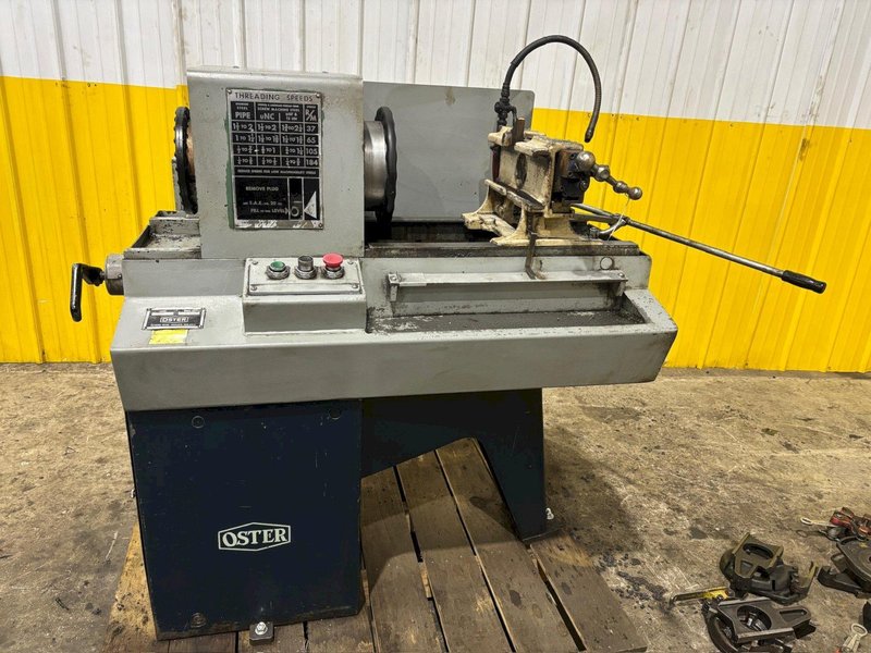 2" OSTER MODEL #702 PIPE THREADER WITH RIDGID HEADS: YOBRO #24575