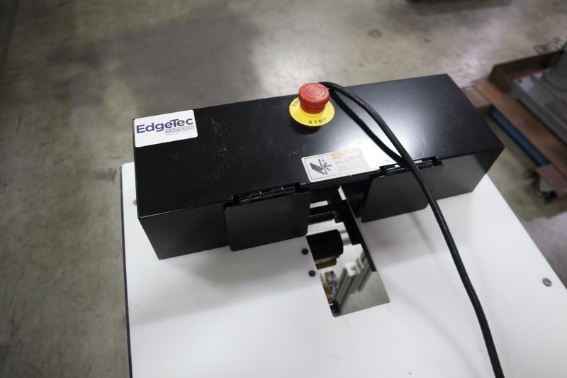 EdgeTec Powered Taping System -Table with Wheels- Auction Item