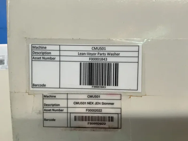Ransohoff 21”x180” Conveyor  Lean-veyor Parts Washer - Cmus01