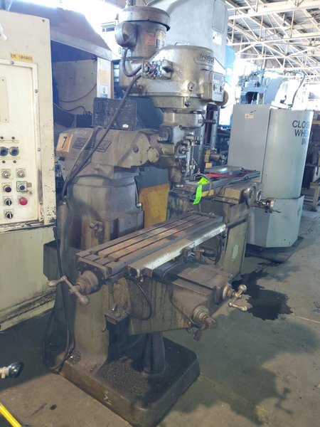 2 HP BRIDGEPORT SERIES 1 VARIABLE SPEED VERTICAL MILL. STOCK # 0106823
