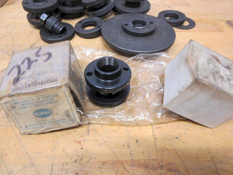 Sopko Grinder 1-1/4" Wheel Hubs, Adapters, Glare Gear Parts- Auction Item