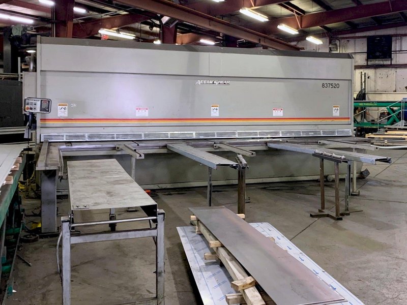 Accurshear 837520 (2000) 3/8” x 20’ Hydraulic Shear