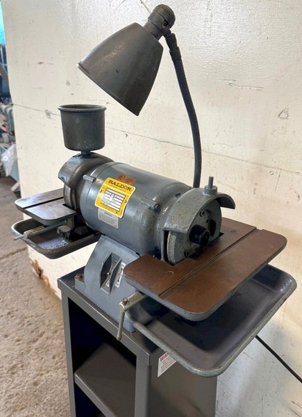 6&quot; Baldor D.E. Carbide Grinder 500, Pedestal Base, 1/2 HP, 1 Phase