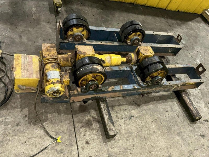 6,000 LBS WEBB MODEL #T6 TANK TURNING ROLLS, 1 DRIVE &amp; 1 IDLER ROLL: YOBRO #25072
