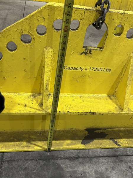 17,350 LBS X 32' PLYMOUTH SPREADER BAR LIFTING BEAM: STOCK #22579