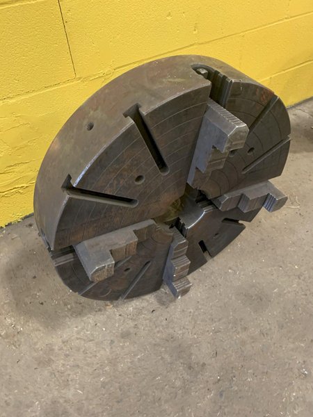 23.75&quot; 4 JAW LATHE CHUCK WITH D-11 MOUNT: STOCK #12926
