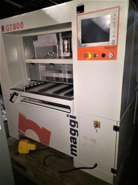 Maggi GT800 CNC Boring and Grooving Center Yr.2022 12&quot; Screen, Suitable for drilling on face and sides of panels, including holes for dowels, hinges, KD Fittings and shelf holes