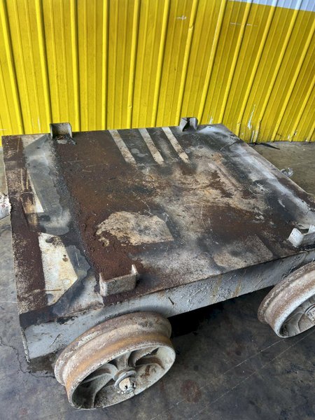 60" X 50" RAILROAD WORK DOLLY / TRANSFER CART: STOCK #17184