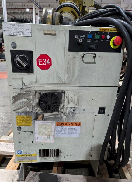 FANUC R-2000IB/210F + R30IB ROBOT ARM AND CONTROL CABINET USED