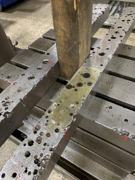 4' 12" OOYA Model RE-1225H Radial Arm Drill, S/N 0A7-2784.