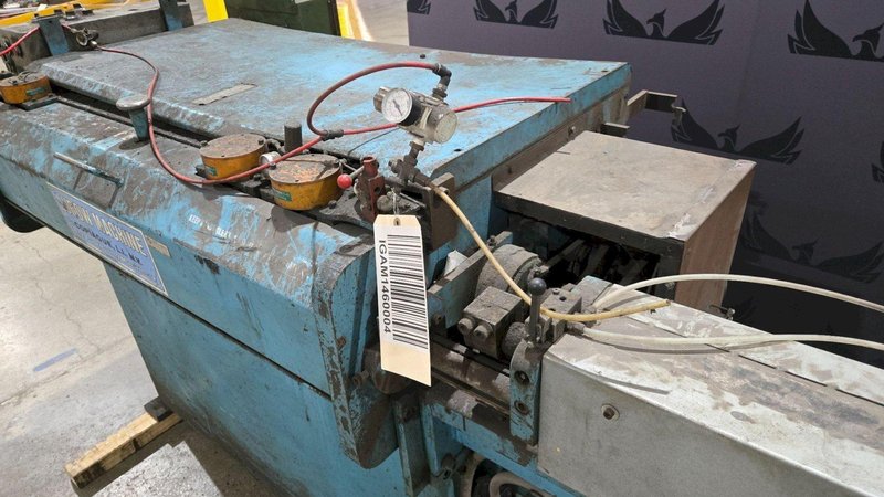 LUBOW WIRE STRAIGHTENER/CUTOFF MACHINE USED