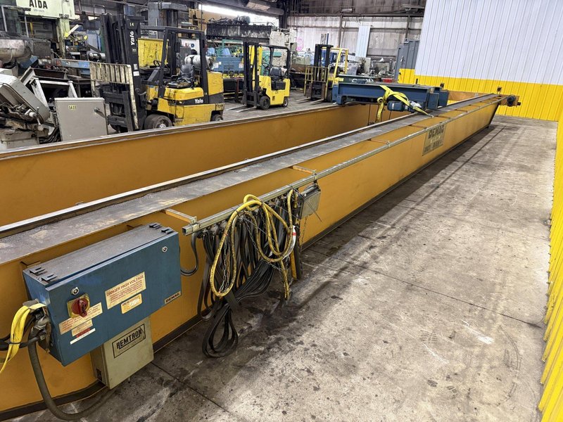 10 TON X 50' DEMAG DOUBLE GIRDER BRIDGE CRANE, NEW 1998: YOBRO #24519