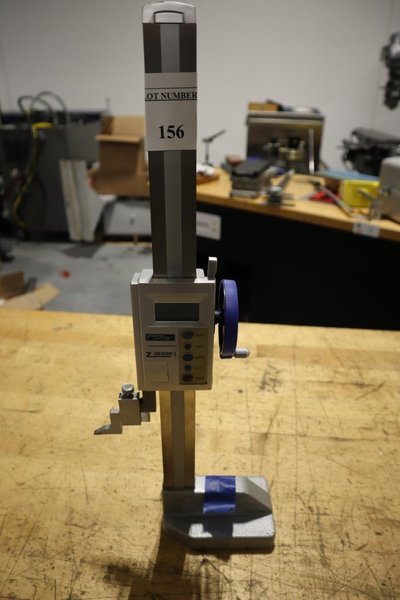 Fowler Z Height E Electronic 12" Height Gage, LCD Display- Auction Item