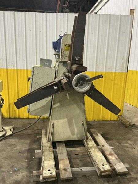 8,000 LBS X 18" CWP MODEL 4RM-18 POWERED UNCOILER COIL REEL: YOBRO #24957