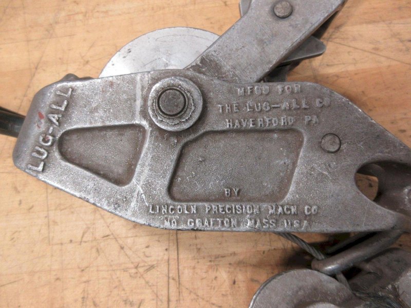 Pittsburgh 2 Ton Load Leveler, Ultra-Tow 5/16" Chain Binder, Lug-All Cable Come-A-Long- Auction Item