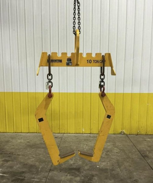 10 TON #NACL-10-48 HARRINGTON KITO NARROW ARM COIL LIFT PICKER. STOCK # 0435326