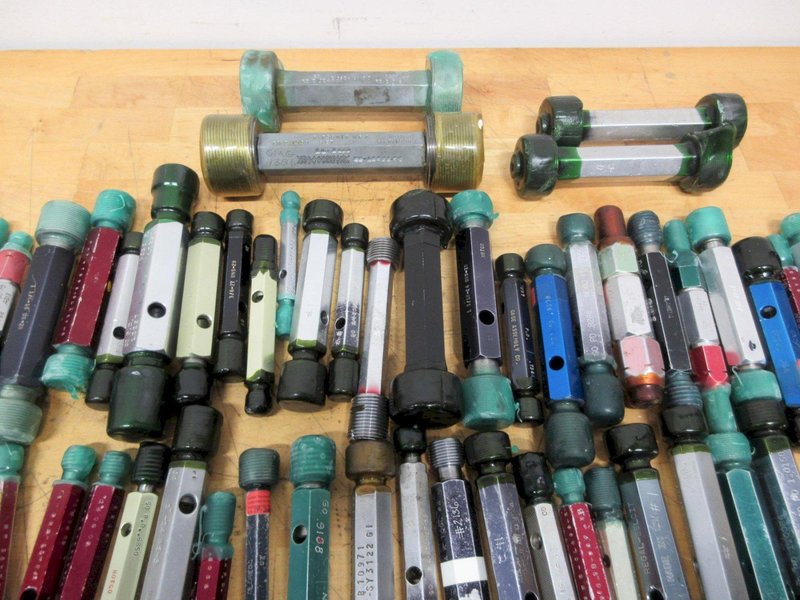 Threaded ID Go/No-Go Gauges, Standard SAE Sizes from 7/16-2-1/4"- Auction Item