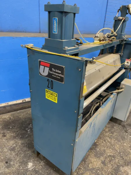 THE UNION TOOL CORP 56” X 2” ROLLERS HYDRAULIC SHEETER   -  UNION ROTARY PRESS #15, 50