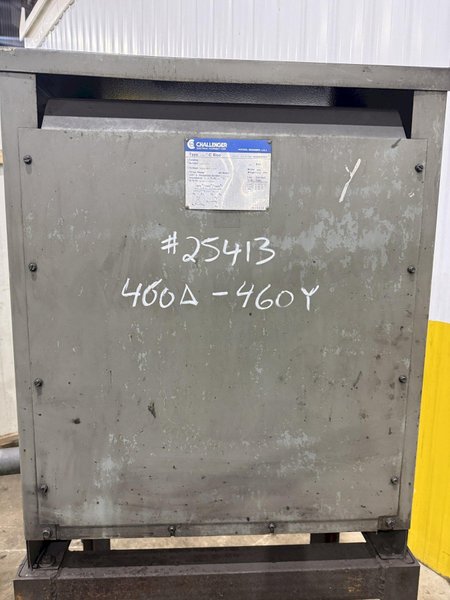 93 KVA 460 DELTA <--> 460 Y CHALLENGER MODEL #3CN ELECTRICAL TRANSFORMER: YOBRO #25413