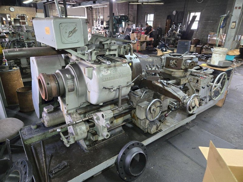 WARNER &amp; SWASEY 3A MODEL M-1950 TURRET LATHE. STOCK # 0992625.